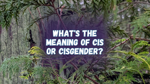 What's the meaning of cis or cisgender?